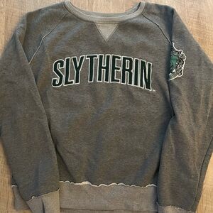 Harry Potter Slytherin Gray Sweater